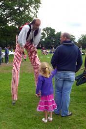 Andy Stilts with Friends DSCF0949